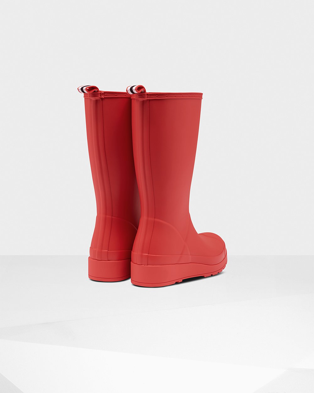 Play Botas Hunter Mujer - Original Tall Rain - Rojos - PBMDUES-19